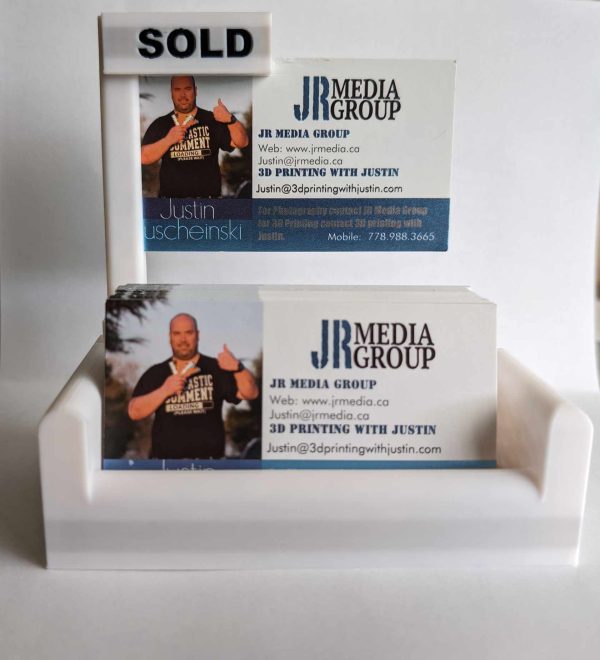 Real-Estate Sold Sign Business Card Holder