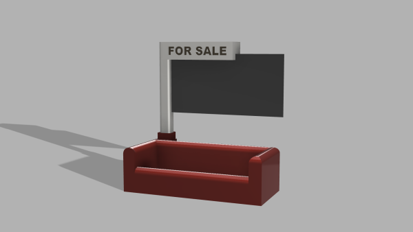 Real-Estate Sold Sign Business Card Holder - Image 2